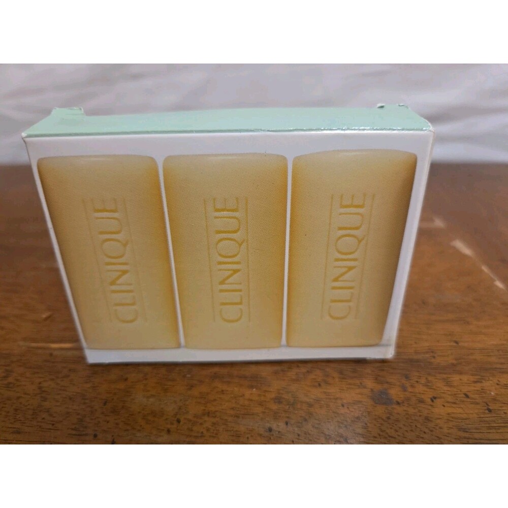 Clinique 3 Little Soaps Mild Skin Type 2 Dry Combo 5.2oz Set NEW